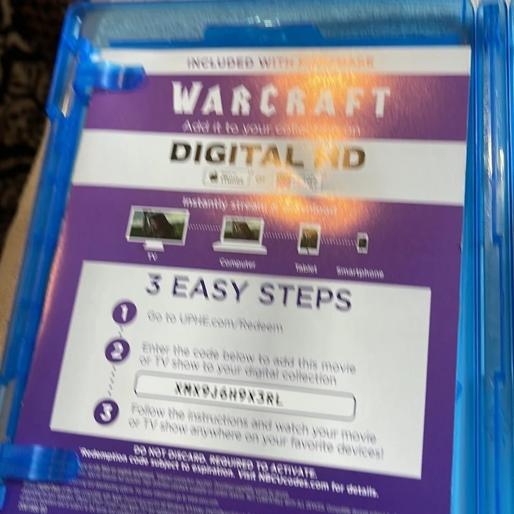 Warcraft blu-ray dvd digital hd
